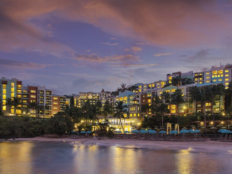 Frenchman's Cove exterior night